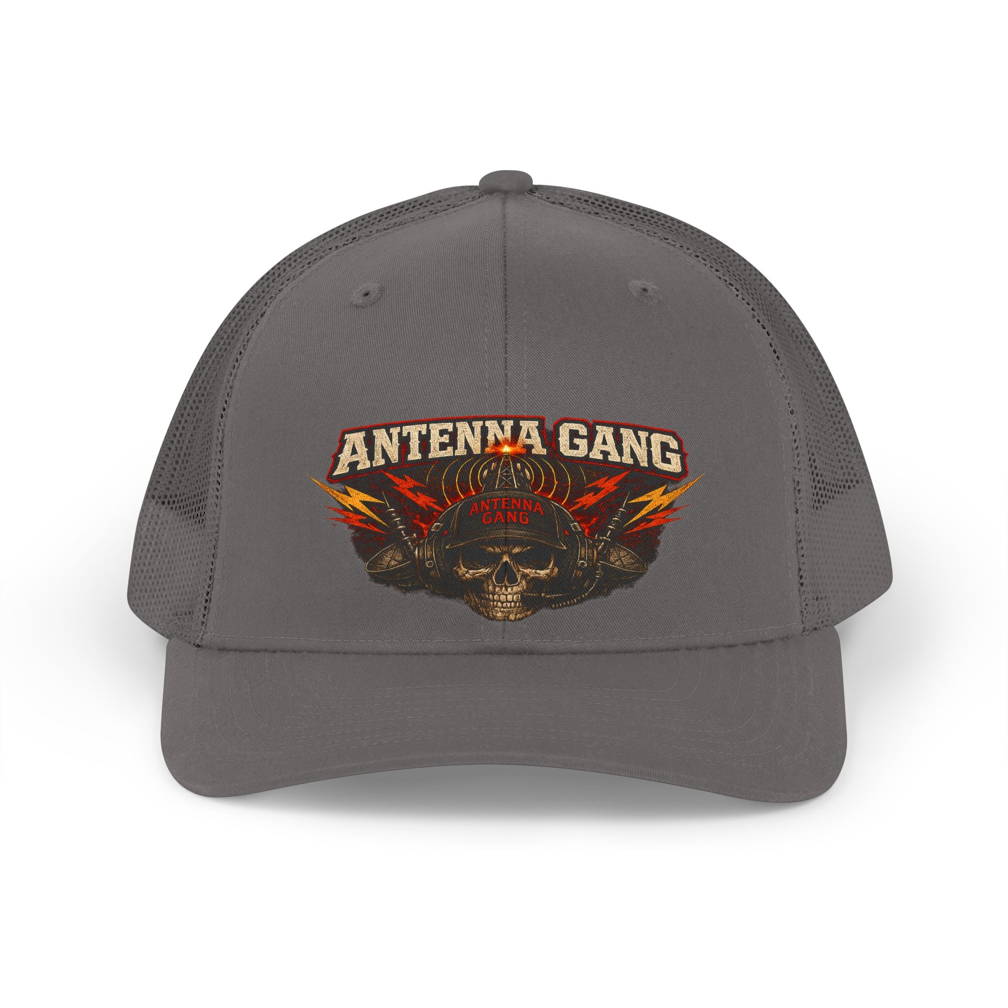 Antenna Gang Skull Mesh Cap