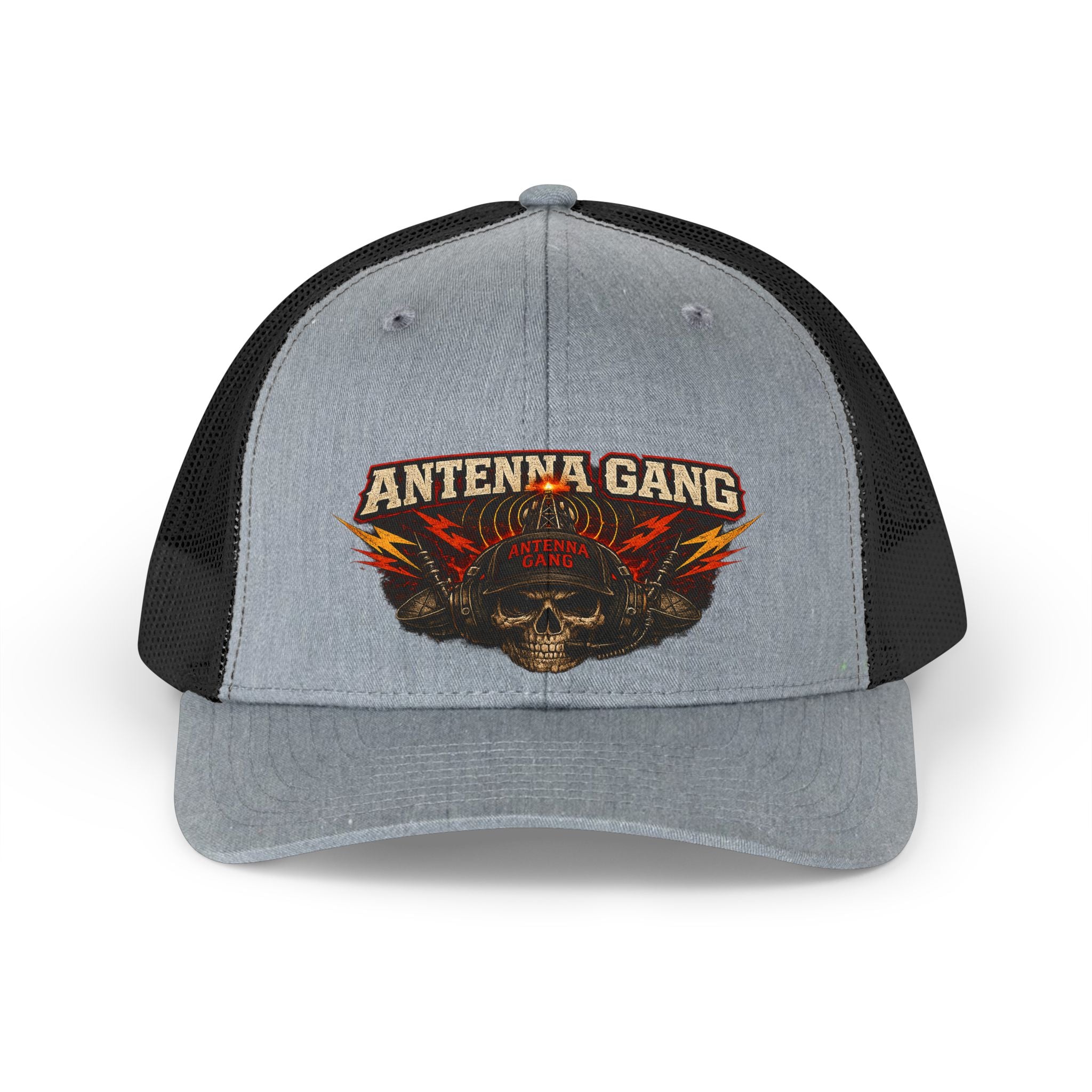 Antenna Gang Skull Mesh Cap