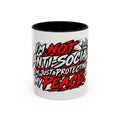 "Not Antisocial, I’m Just Protecting My Peace" Coffee Mug