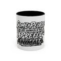 'I Prefer Animals' Accent Coffee Mug