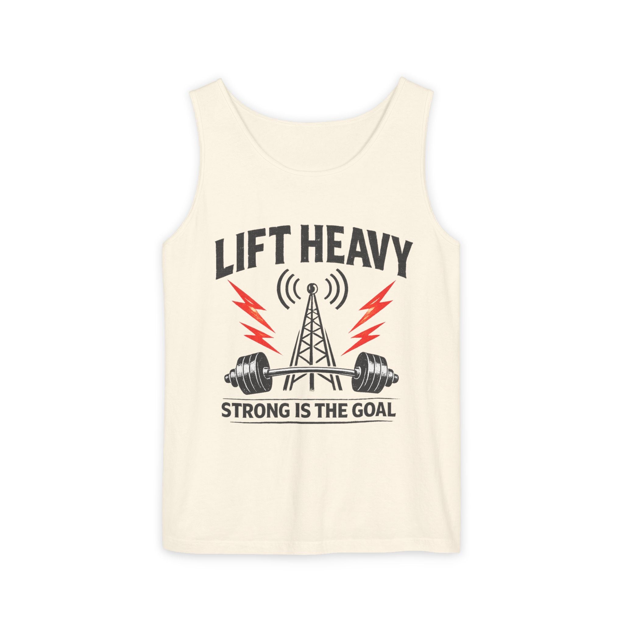 "Lift Heavy, Strong Is The Goal" Tank Top