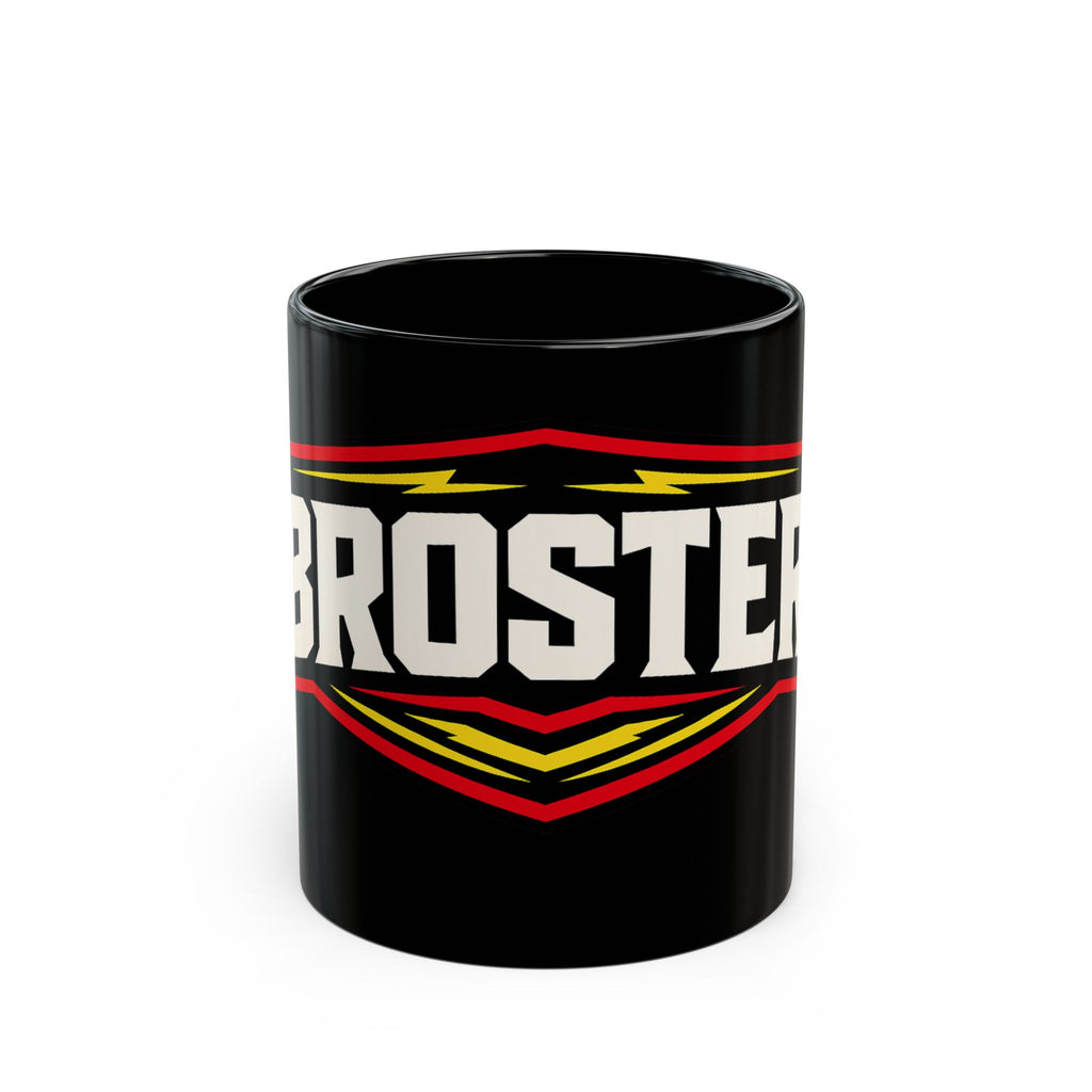 Broster Black Coffee Mug