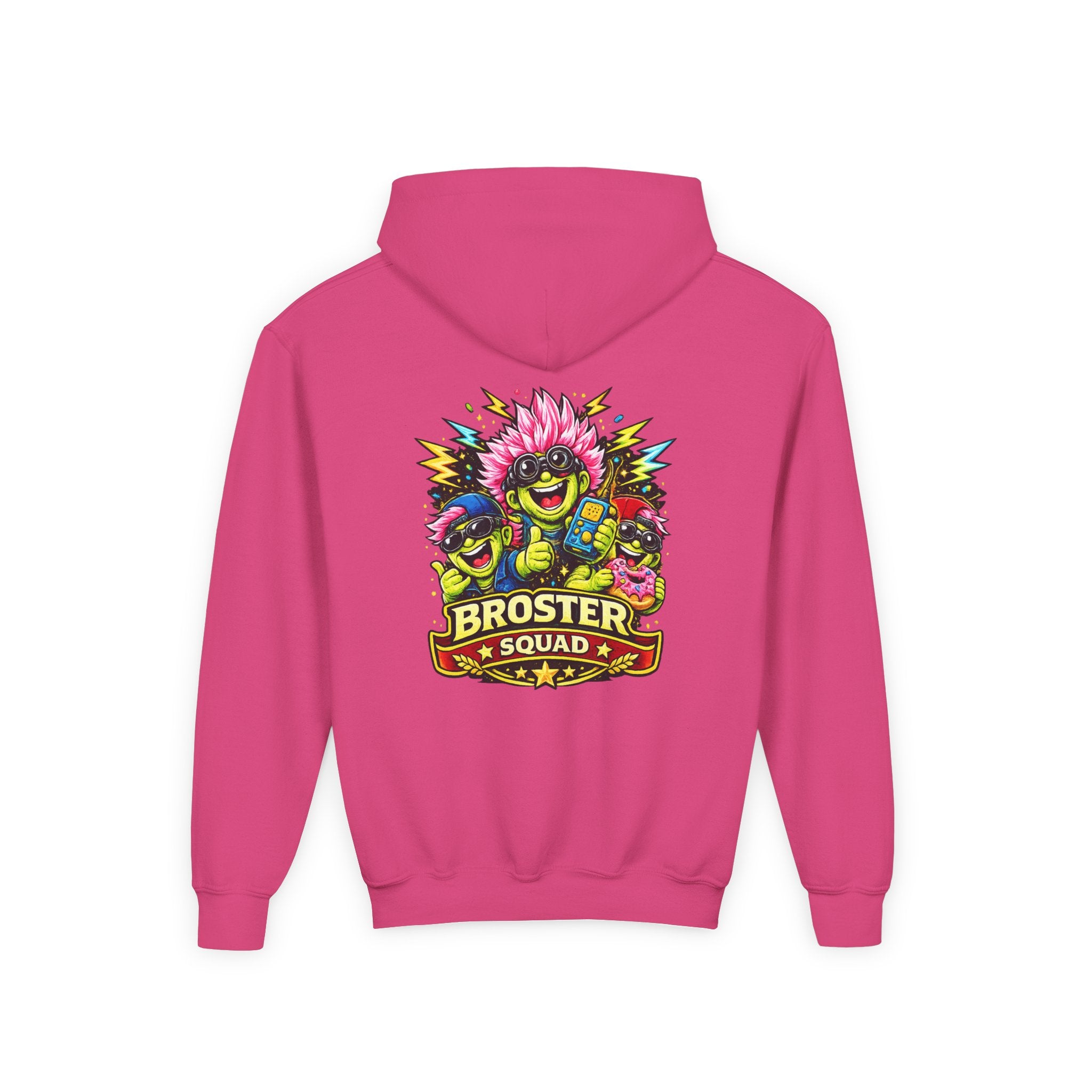 Broster Squad Neon Youth Hoodie