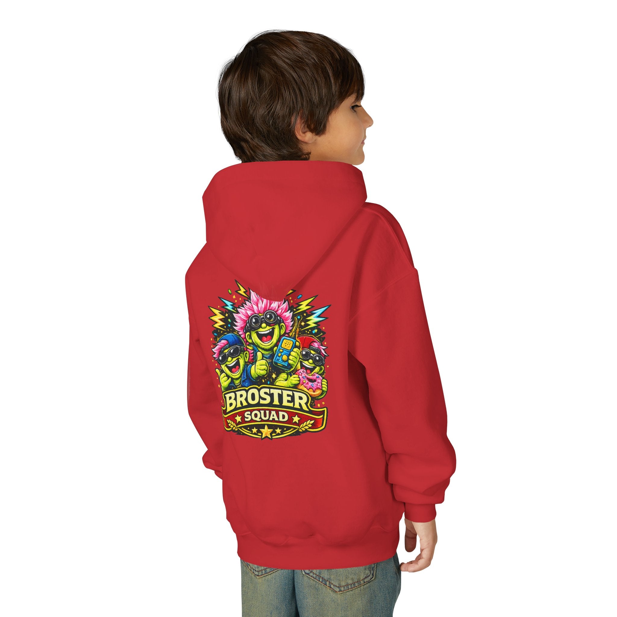 Broster Squad Neon Youth Hoodie