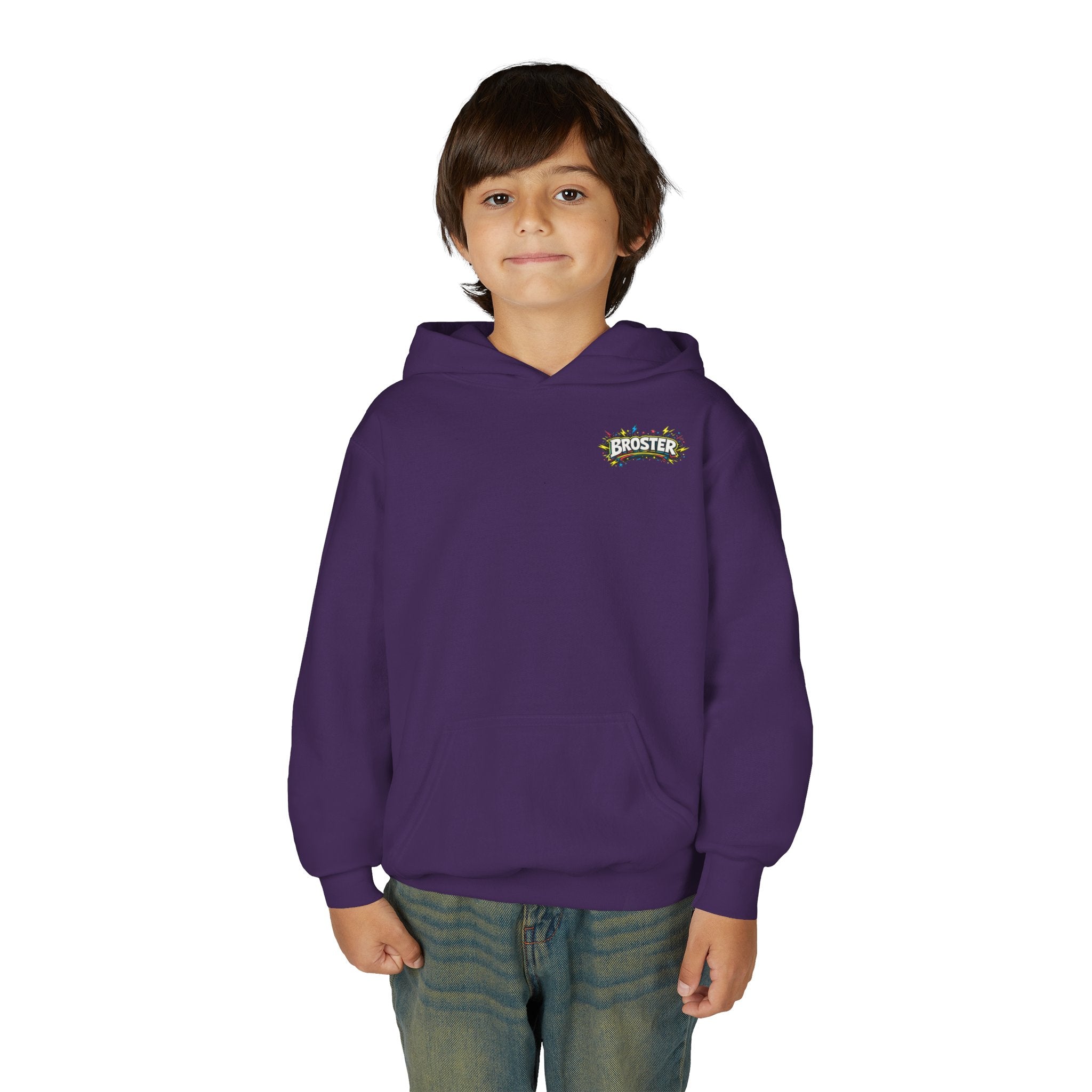 Broster Squad Neon Youth Hoodie