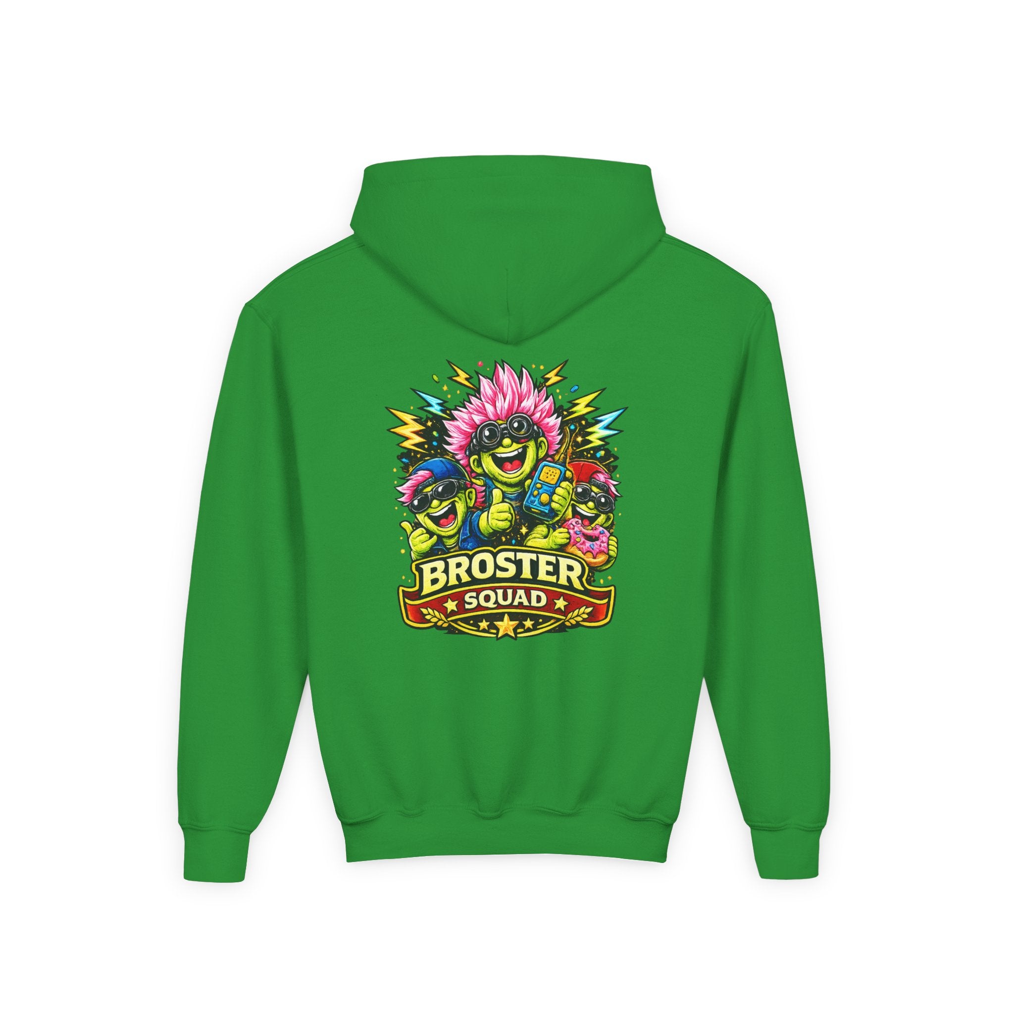 Broster Squad Neon Youth Hoodie