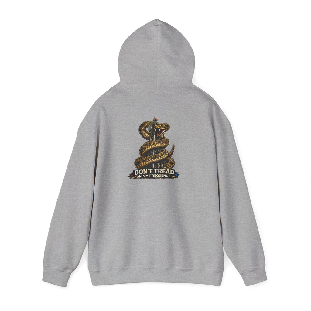 Hoodie — 'Don't Tread On My Freedoms' Coiled Snake Graphic Hoodie