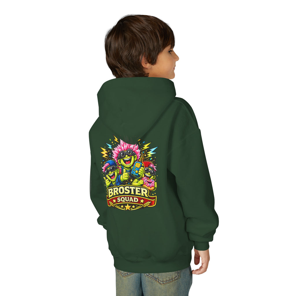 Broster Squad Neon Youth Hoodie