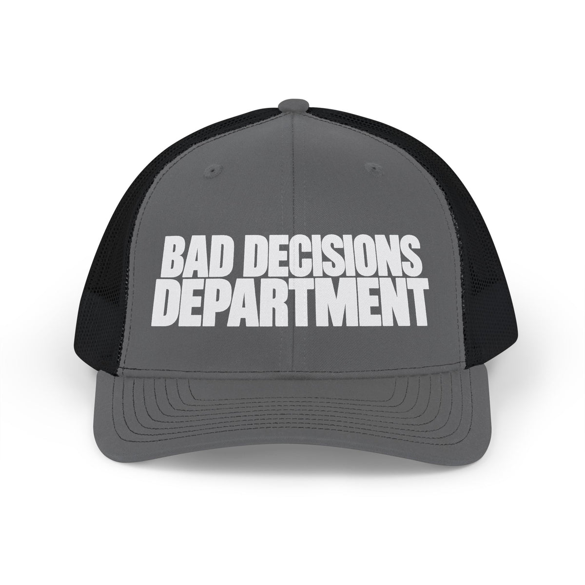 Bad Decisions Department Snapback Hat