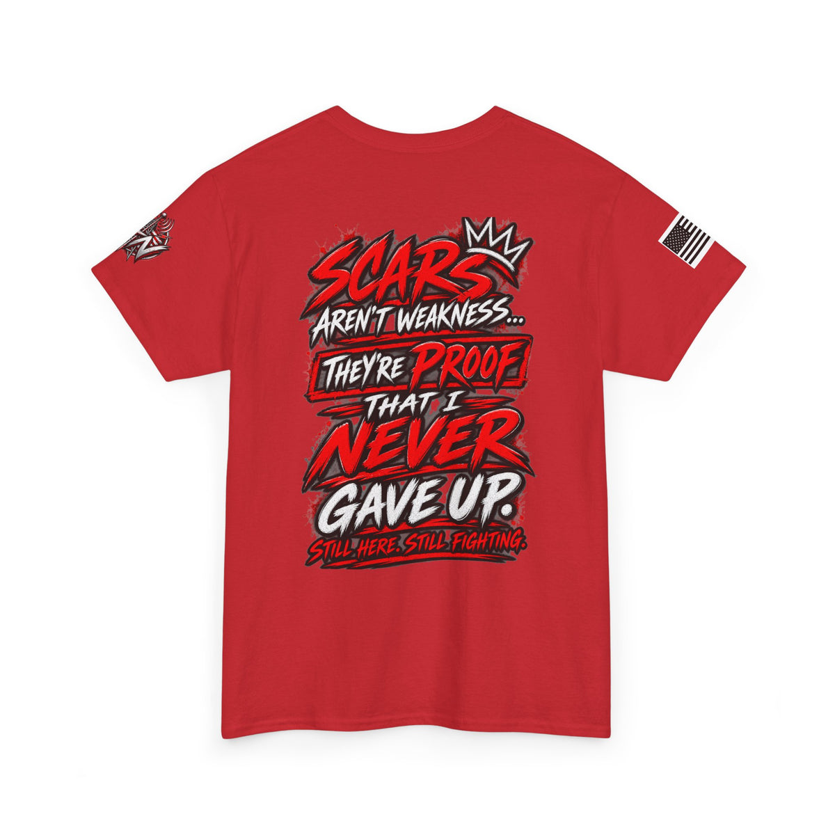 Scars Aren't Weakness Tee — Inspirational Men's/Women's Motivational T-Shirt