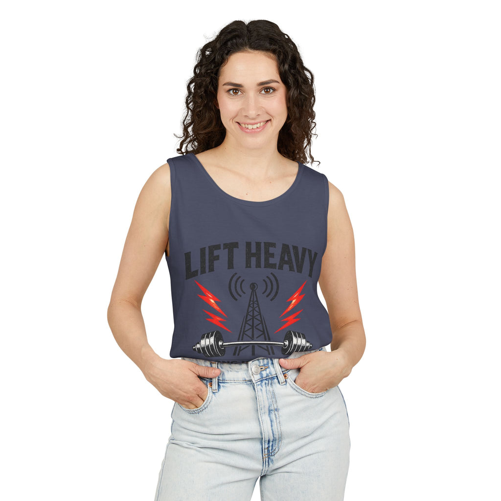"Lift Heavy, Strong Is The Goal" Tank Top