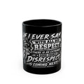 'With All Due Respect' Bold Skull Coffee Cup