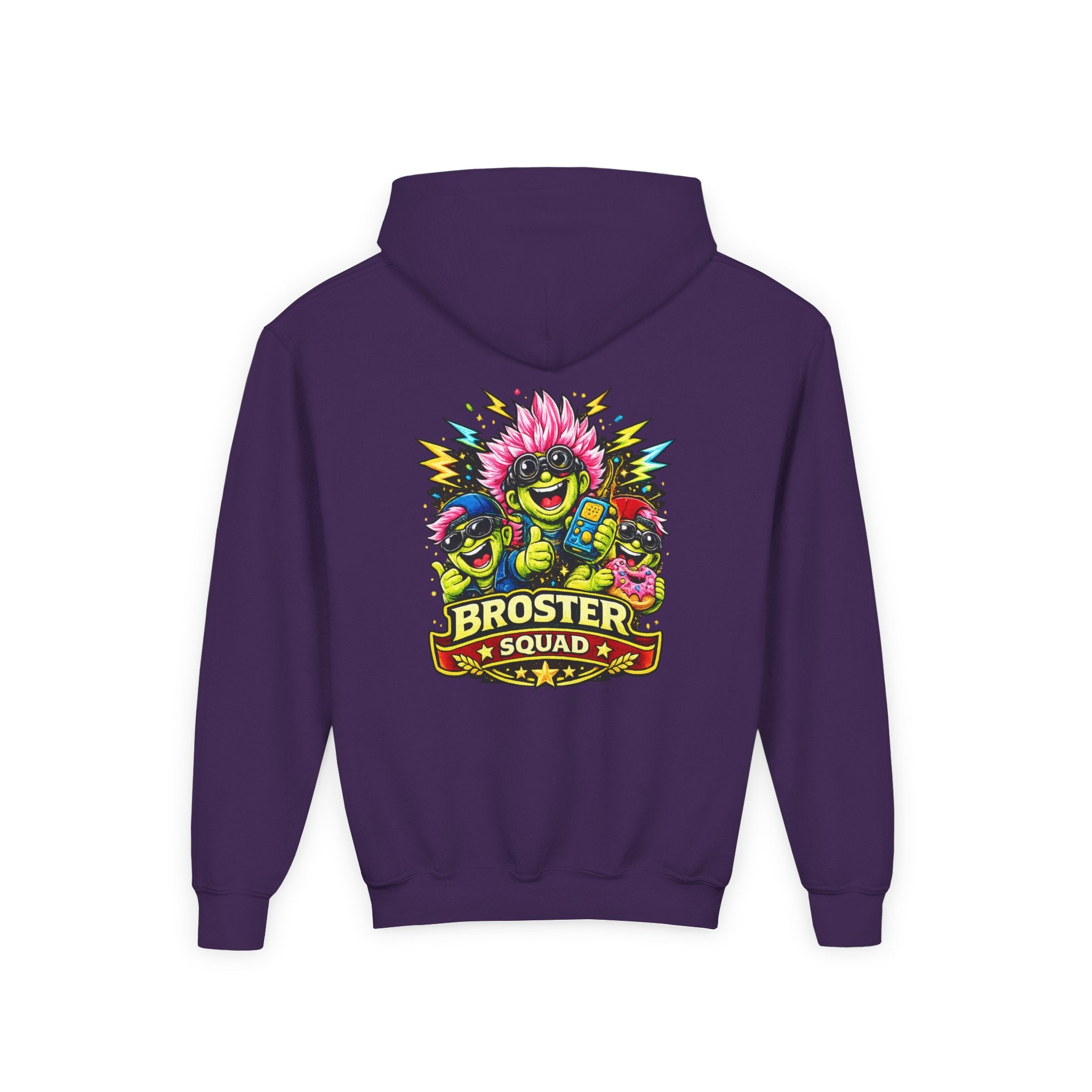 Broster Squad Neon Youth Hoodie