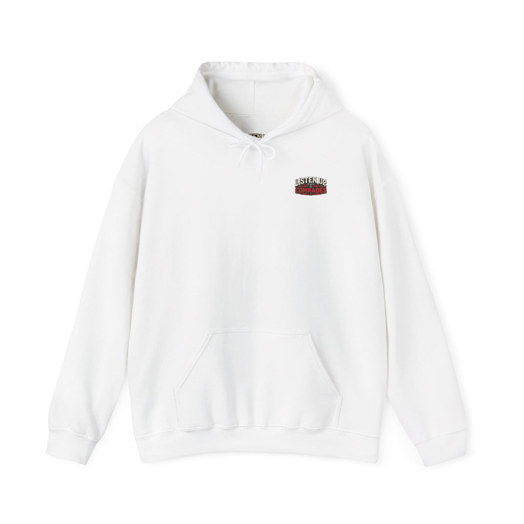 'Don't Tread On My Frequency' Coiled Snake Graphic Hoodie