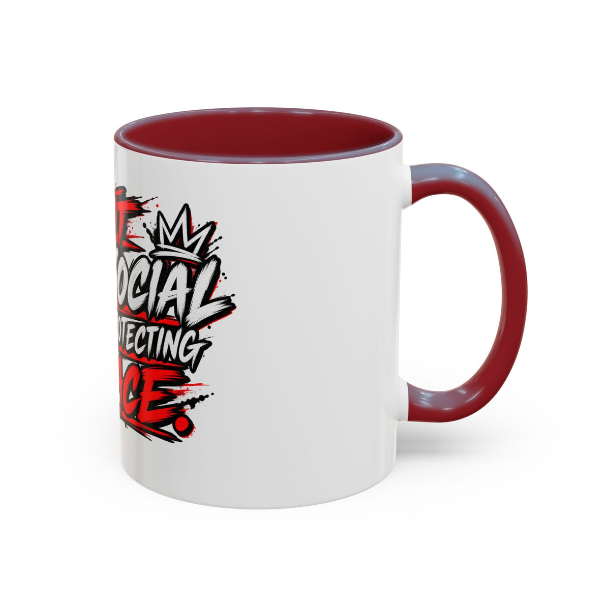 "Not Antisocial, I’m Just Protecting My Peace" Coffee Mug