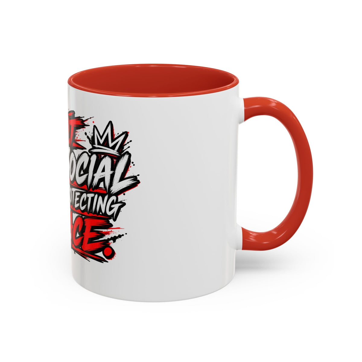 "Not Antisocial, I’m Just Protecting My Peace" Coffee Mug