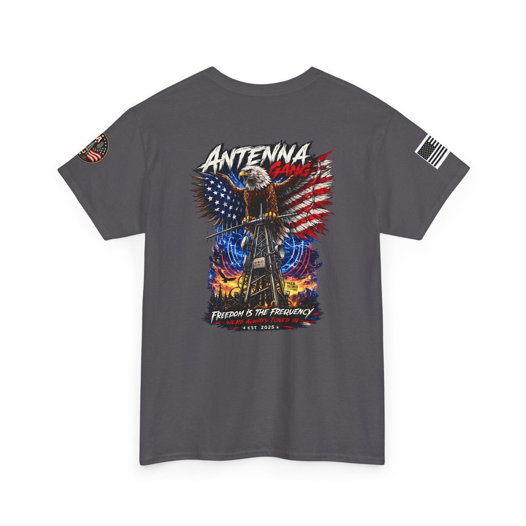 Antenna Gang Eagle & American Flag T-Shirt