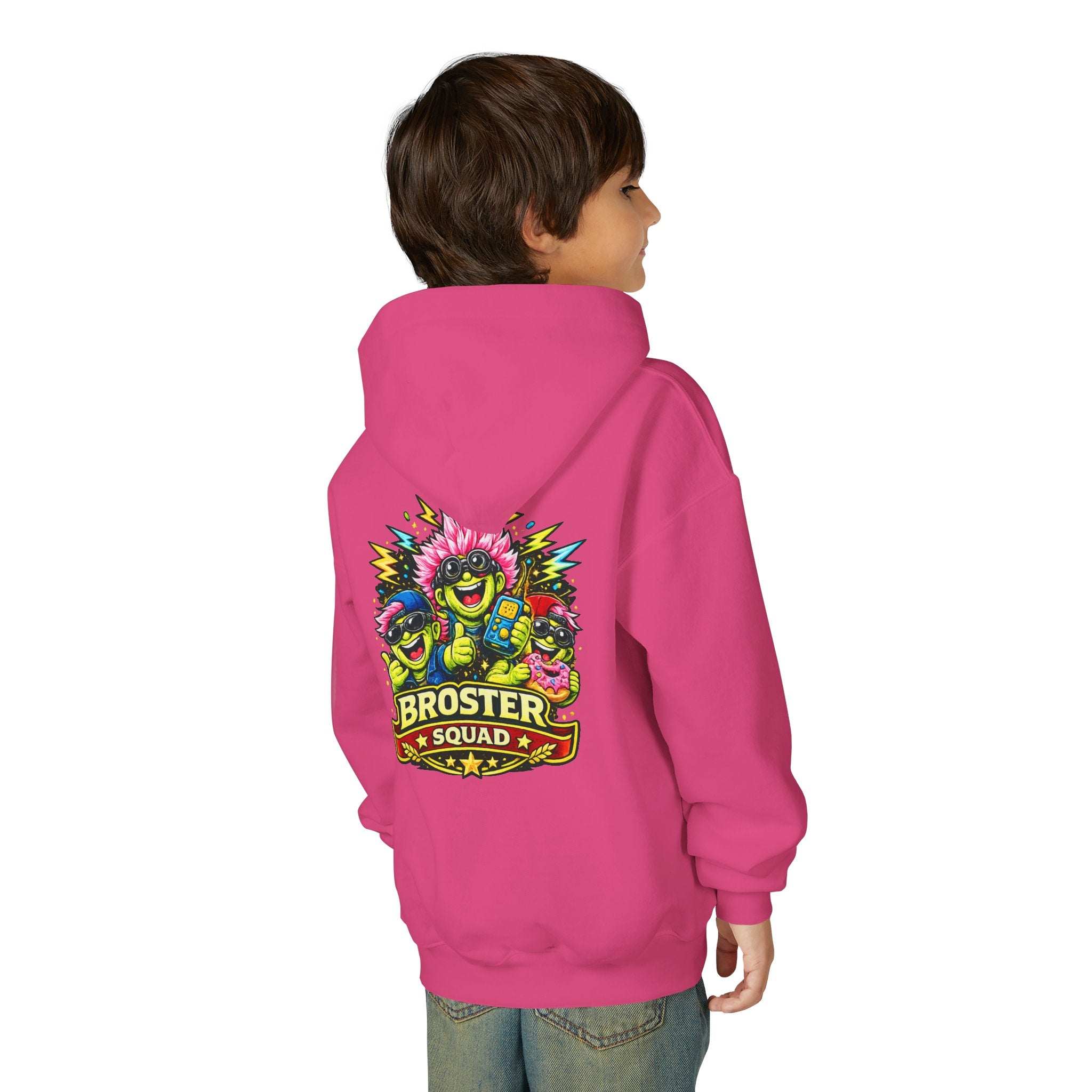 Broster Squad Neon Youth Hoodie