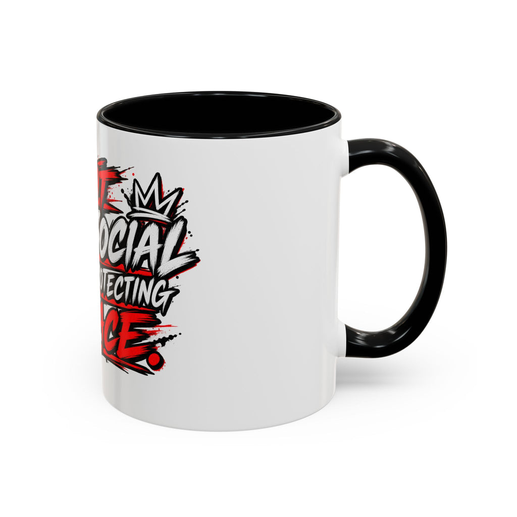 "Not Antisocial, I’m Just Protecting My Peace" Coffee Mug