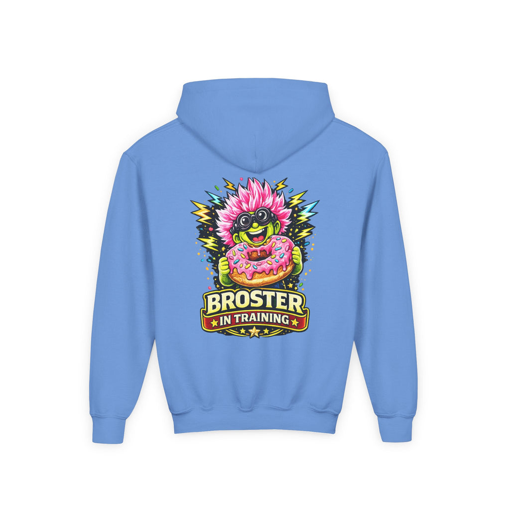 "Broster in Training" Colorful Donut Monster Youth Hoodie