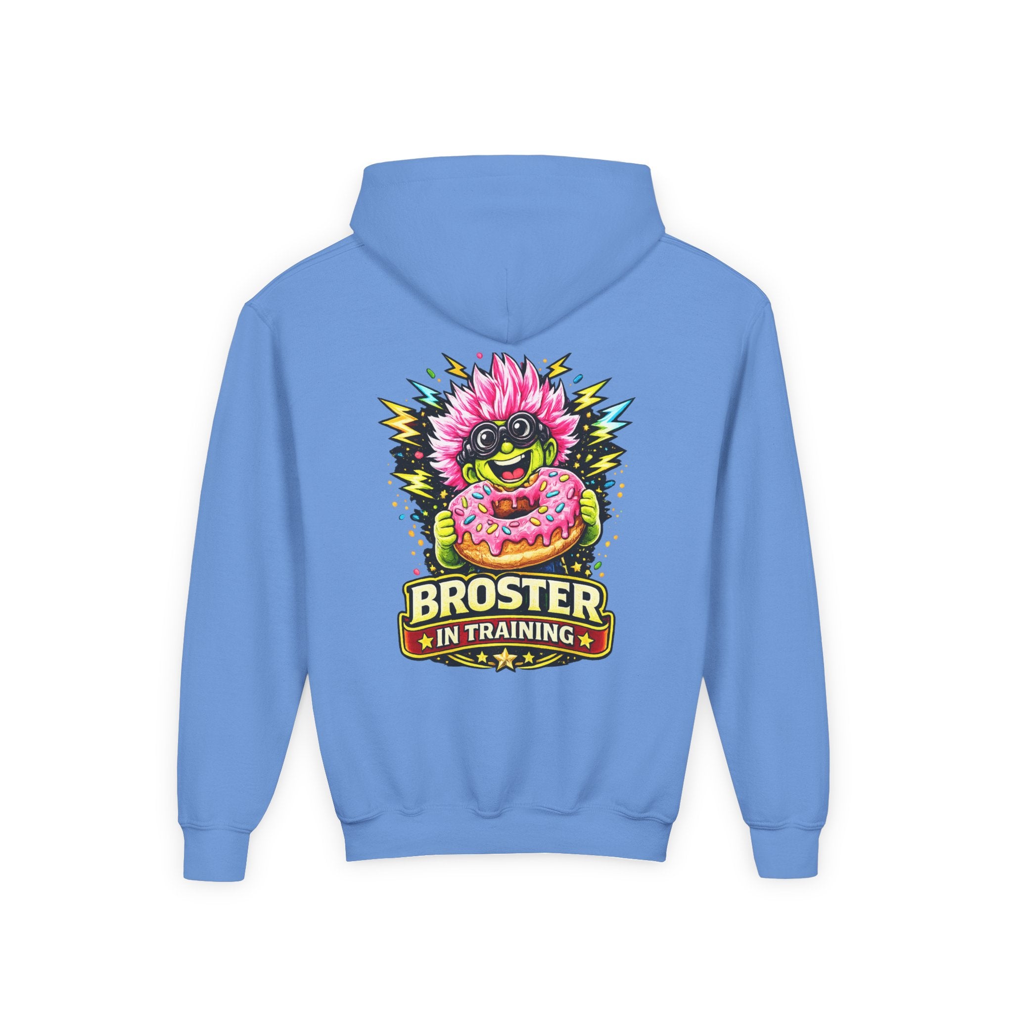 "Broster in Training" Colorful Donut Monster Youth Hoodie