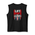 Lift Heavy or Leave American Flag Muscle Shirt