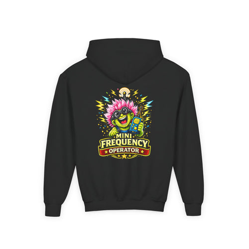 'Mini Frequency Operator' Youth Hoodie