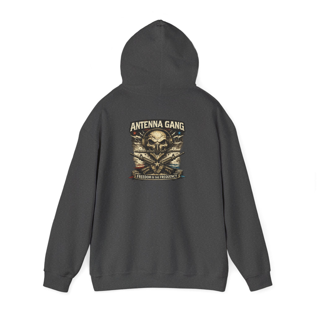 Antenna Gang Skull & Crossed Rifles Hoodie