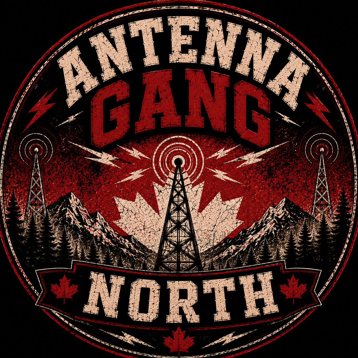 Antenna Gang North Sticker