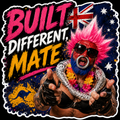 Built Different Mate Sticker
