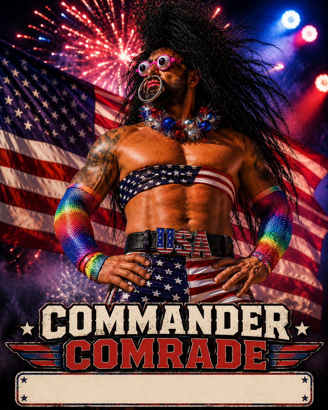 Commander Comrade Signed Print