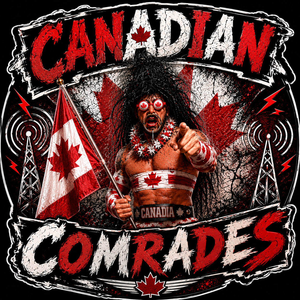 Canadian Comrades Sticker