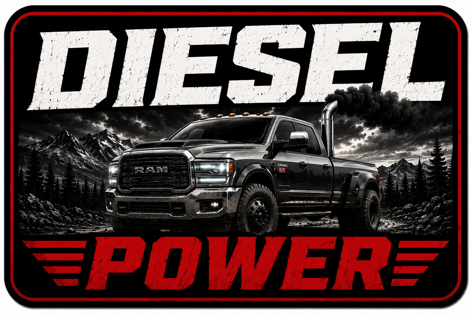 Diesel Power Sticker