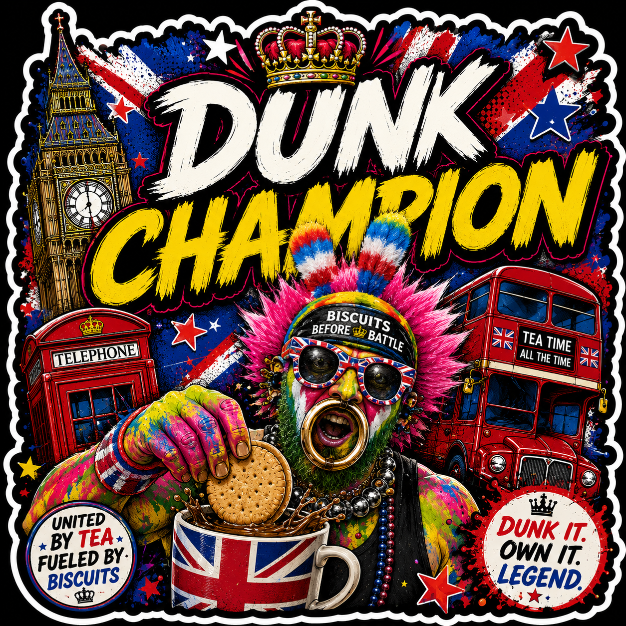 Dunk Champion UK Sticker