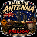 Raise The Antenna Raise The Freedom Proud Free Aussie Sticker