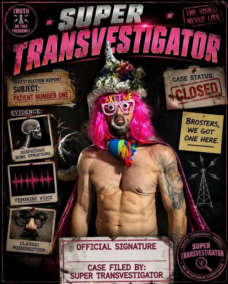Super Transvestigator Signed Print
