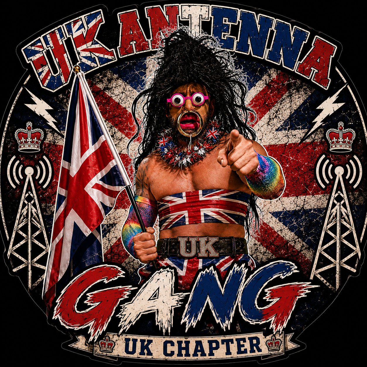 UK Antenna Gang UK Chapter Sticker
