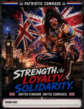 Strength Loyalty Solidarity Signed Print UK