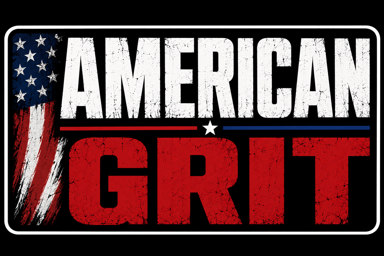 American Grit Sticker