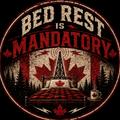 Bed Rest Is Mandatory Sticker