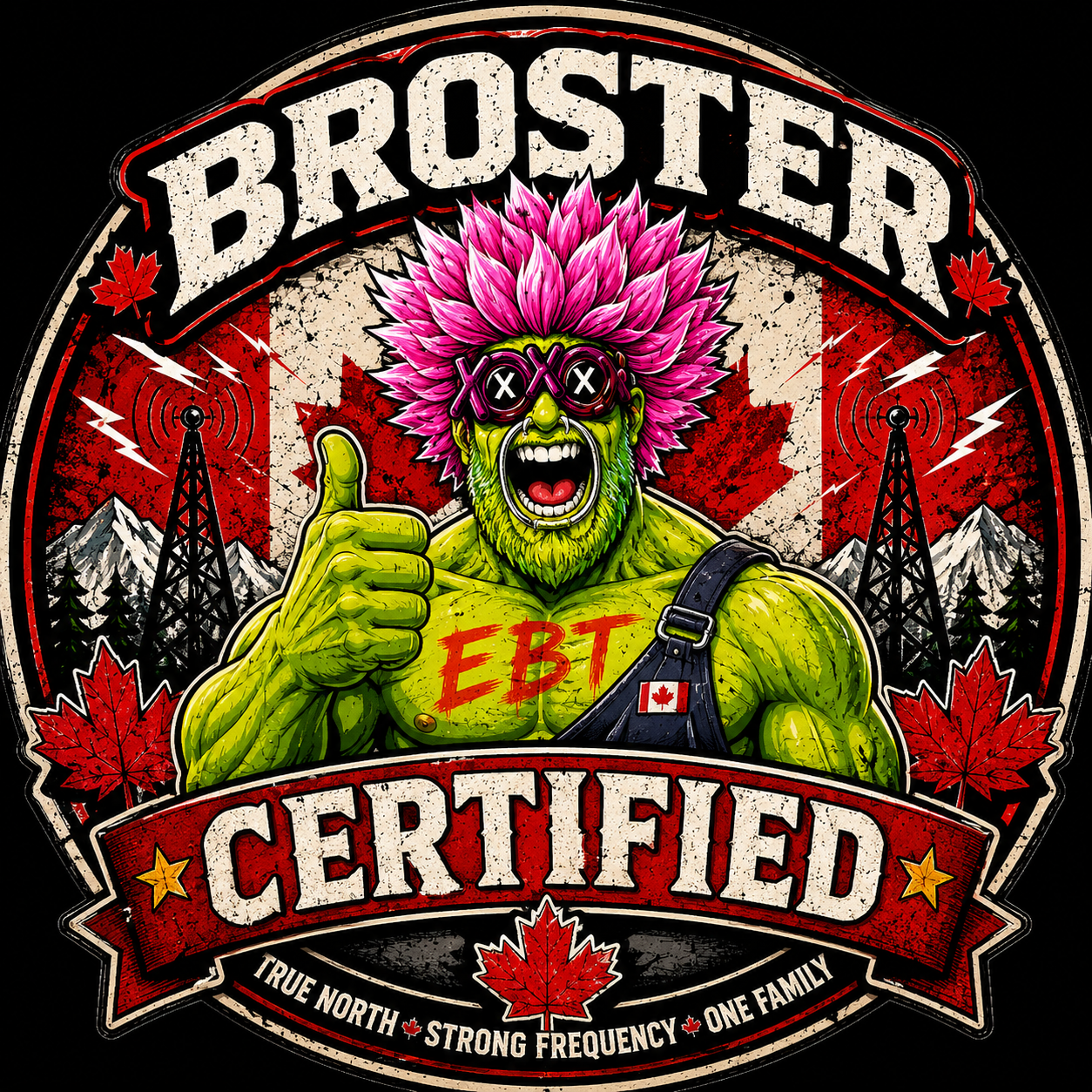 Broster Certified Sticker