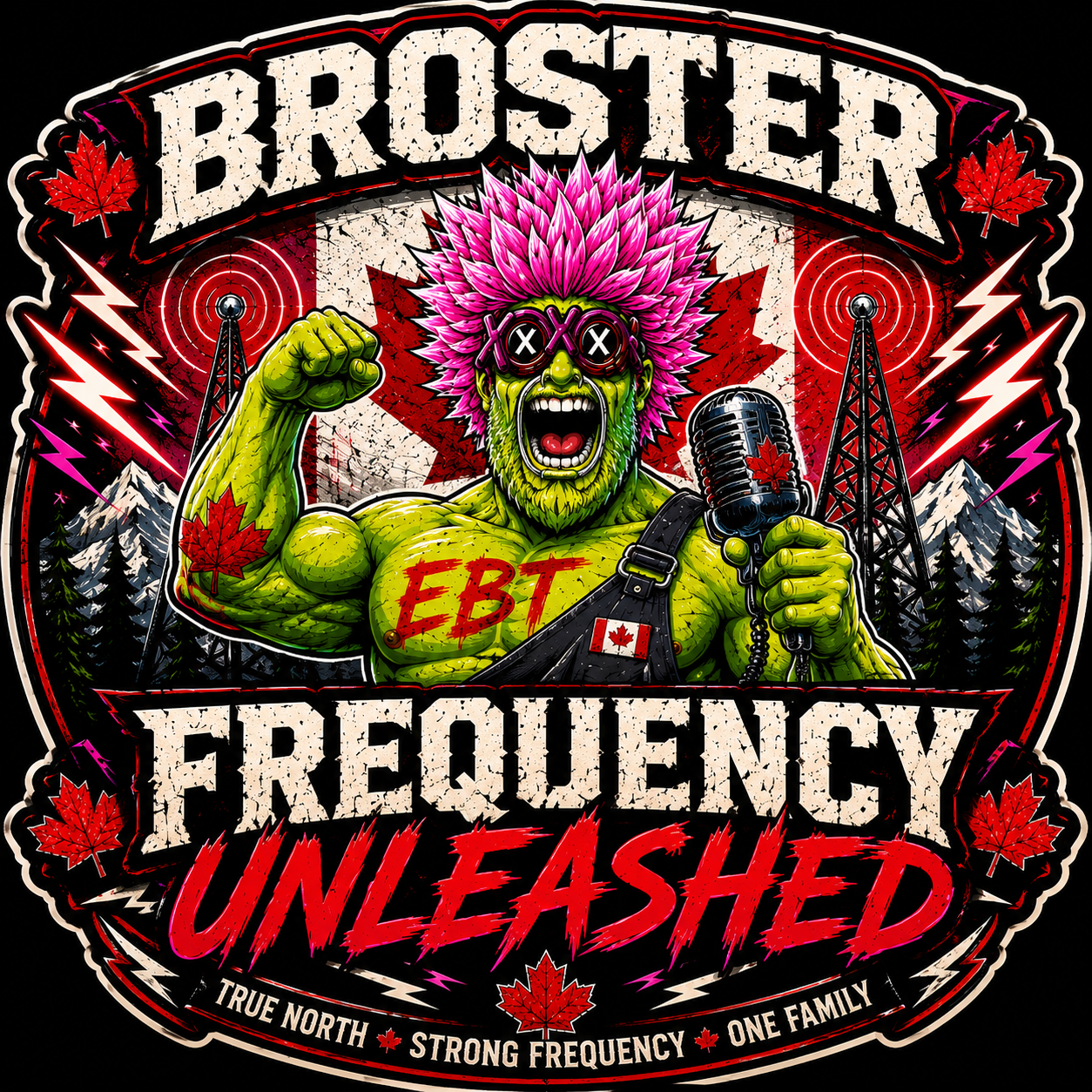 Broster Frequency Unleashed Sticker