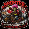 Broster Riding The Frequencies Across The True North Sticker