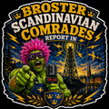Broster Scandinavian Comrades Report In Sticker