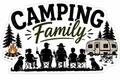 Camping Family Sticker