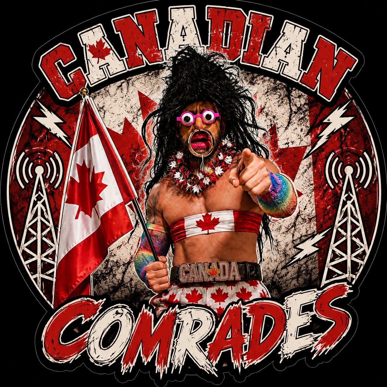 Canadian Comrades Sticker