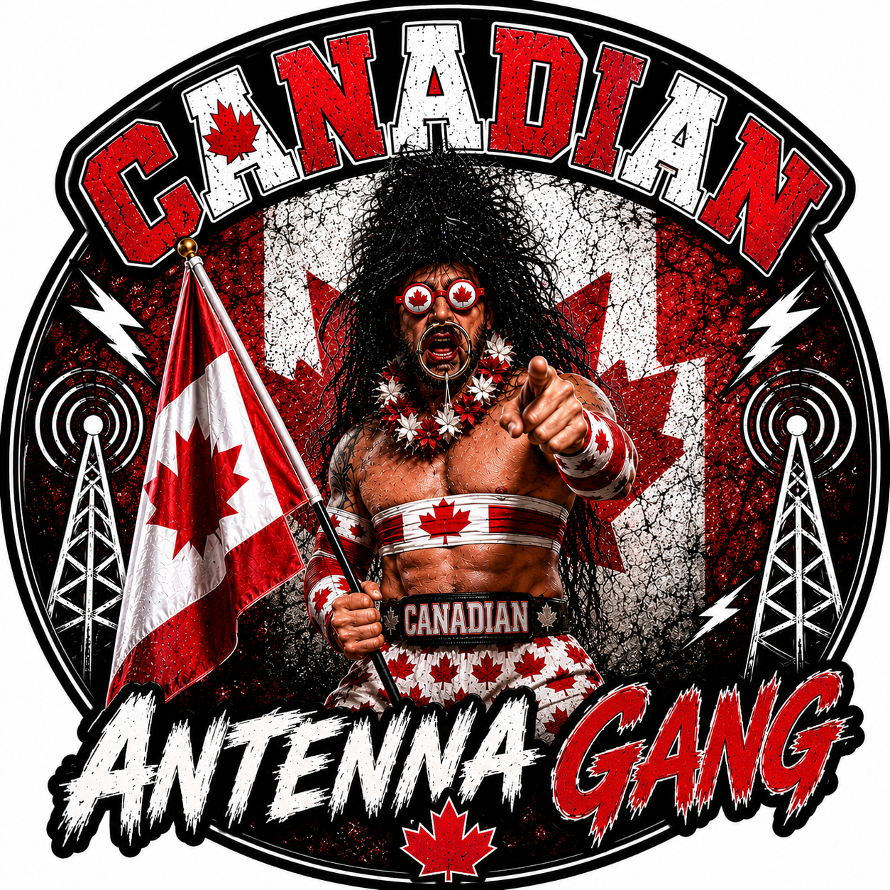 Canadian Antenna Gang Sticker