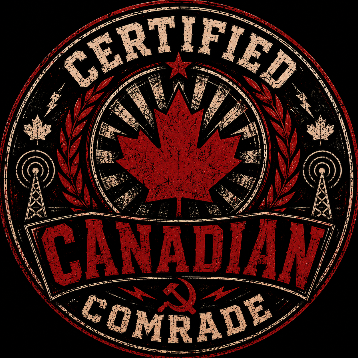 Certified Canadian Comrade Sticker