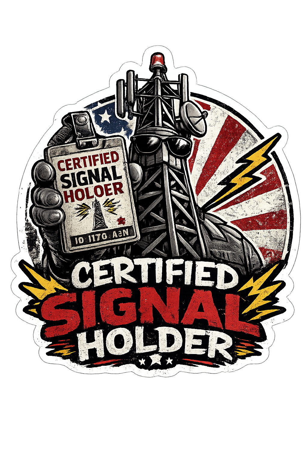 Certified Signal Holder Sticker