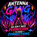 Antenna Gang We Don't Need Permission To make Connections Sticker